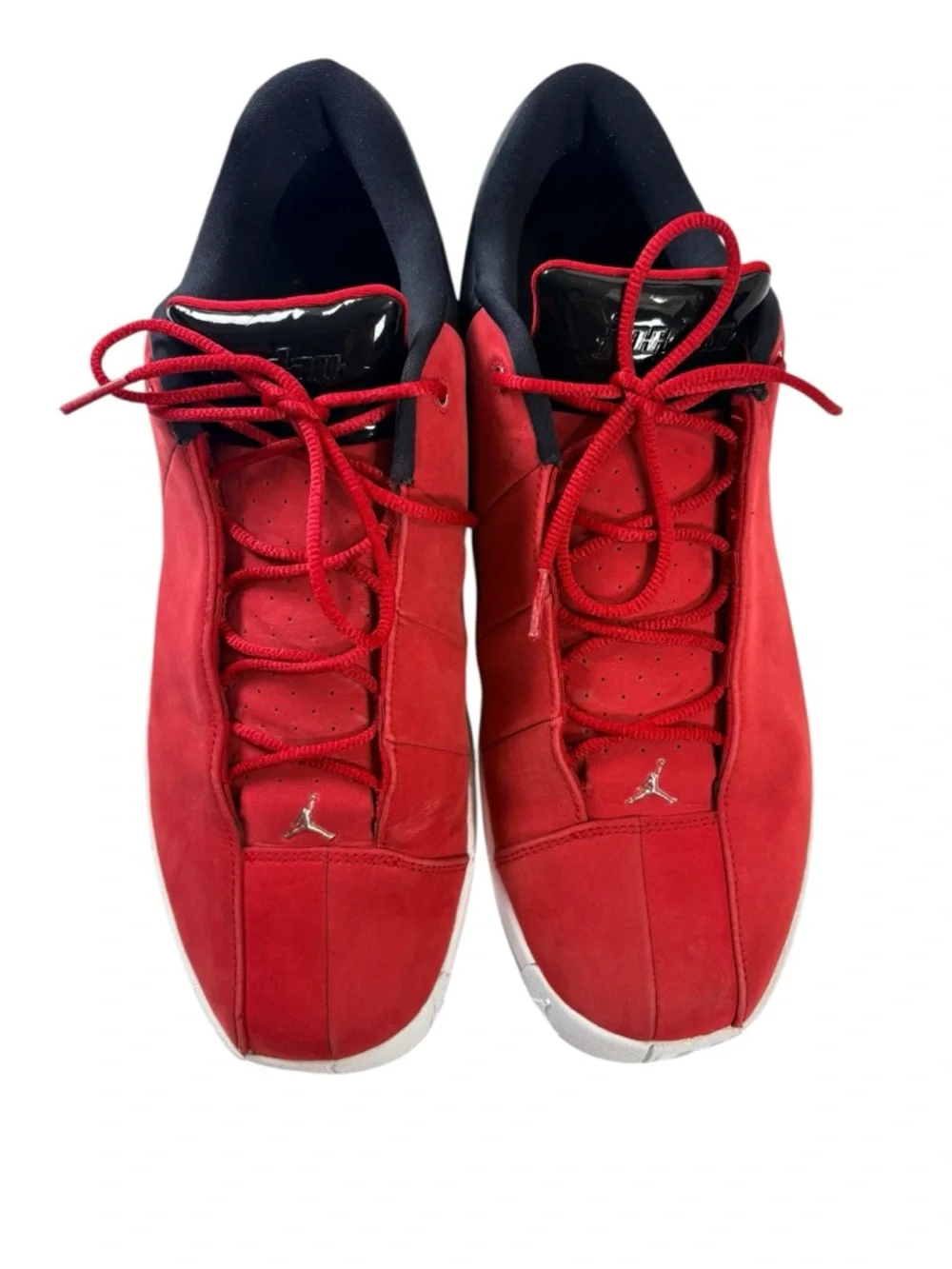Nike Air Jordan Team Elite Low Red Black Sneakers Size 13 US Men’s Streetwear
